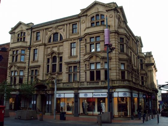 Corner of Albion Street and Albion Place Leeds